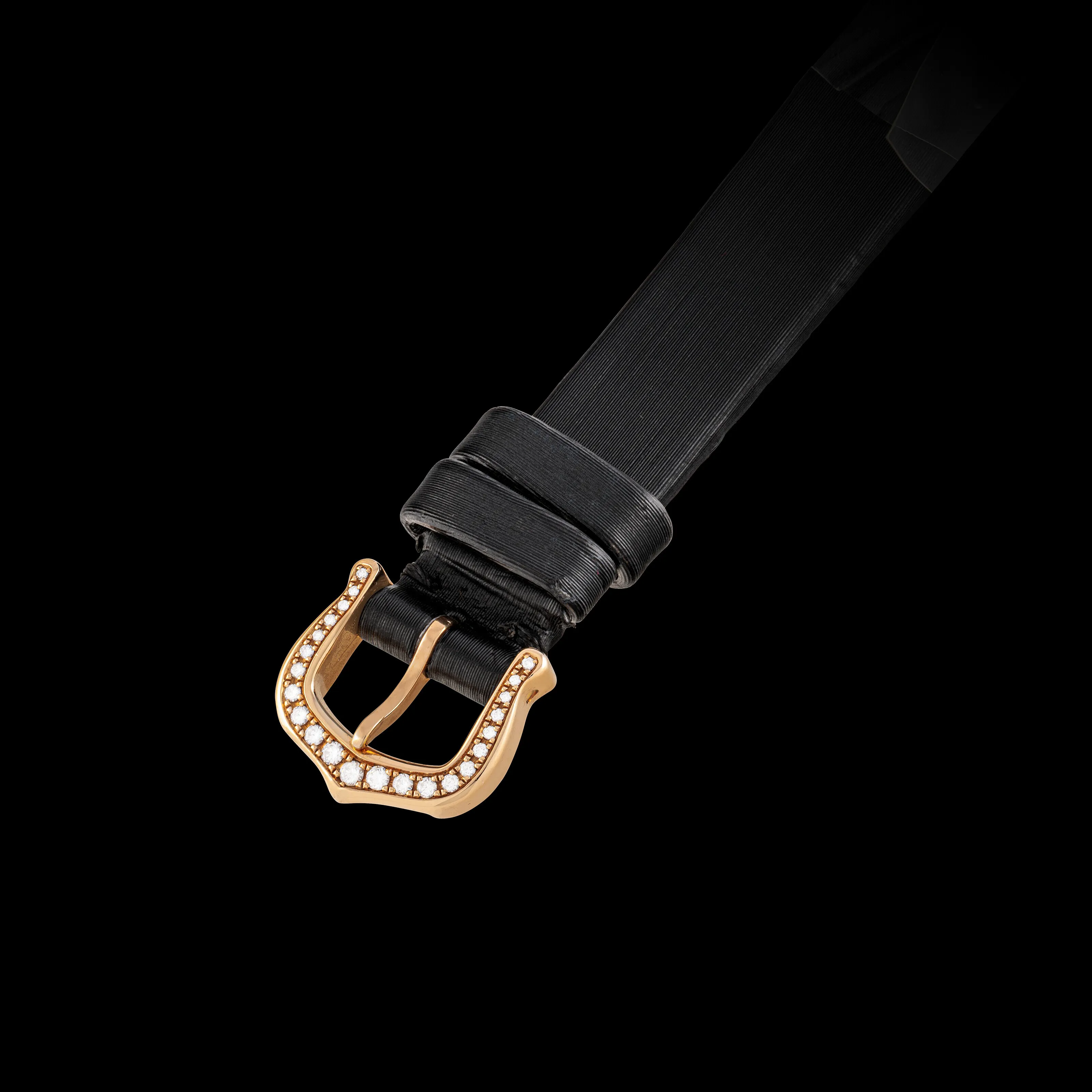 Cartier Baignoire 22mm Rose gold and Diamond Silver 2