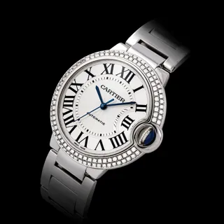 Cartier Ballon Bleu White gold and Diamond Silver