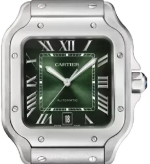 Cartier Santos de Cartier Stainless steel Green