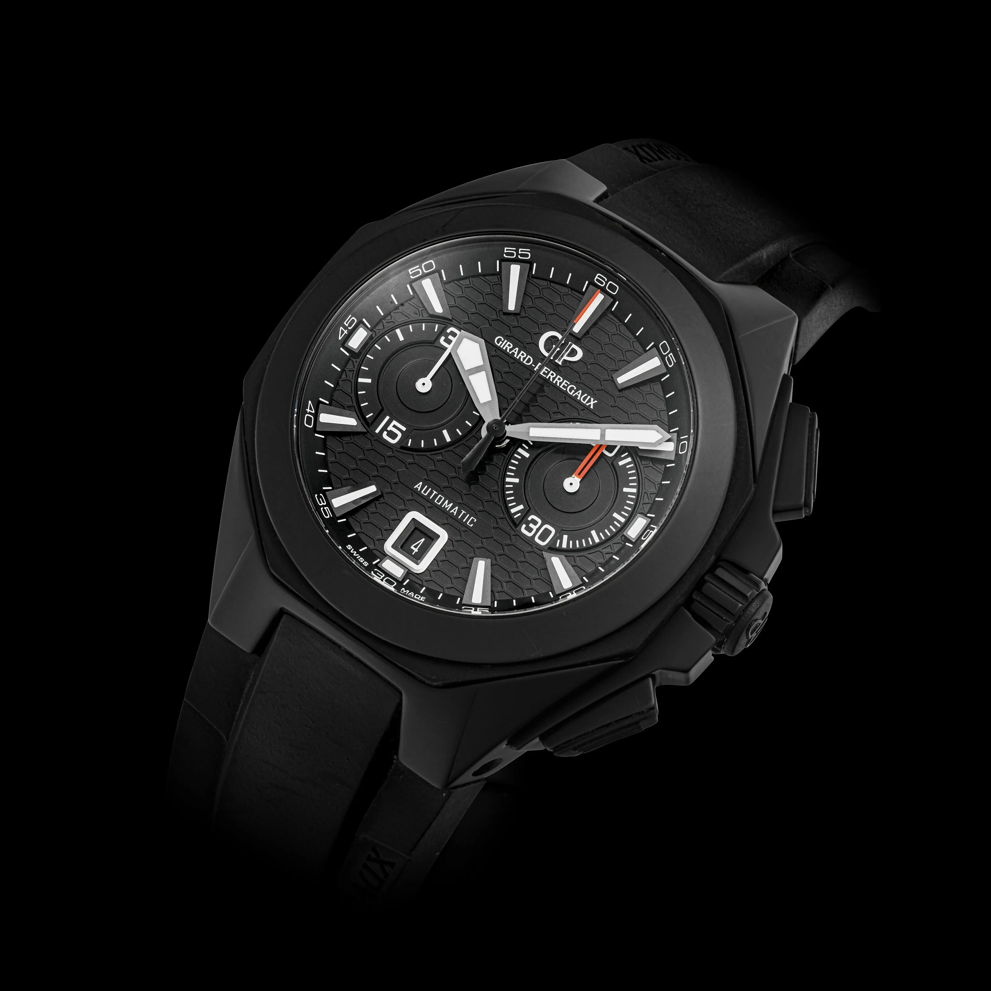 Girard-Perregaux Chrono Hawk 49970 44mm Ceramic Black