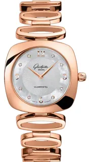 Glashütte Pavonina 1-03-02-04-05-14 31mm Rose gold White