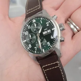 IWC Pilot IW388103 Stainless steel Green