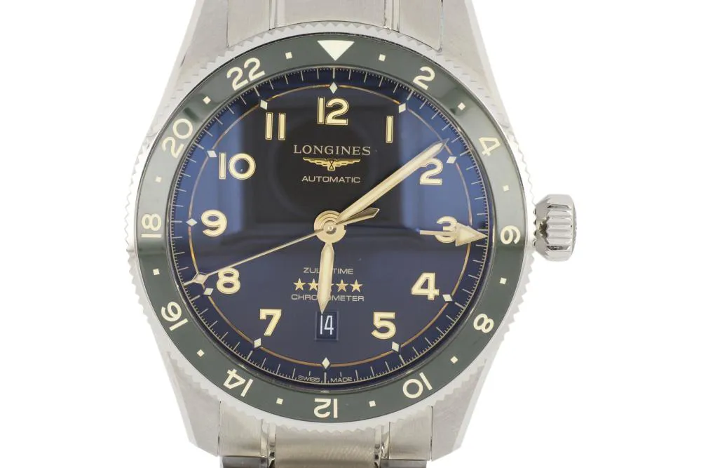 Longines Spirit L38124636 42mm Stainless steel Anthracite