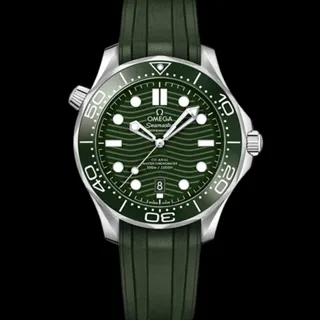 Omega Seamaster Diver 300M 210.32.42.20.10.001 Stainless steel Green