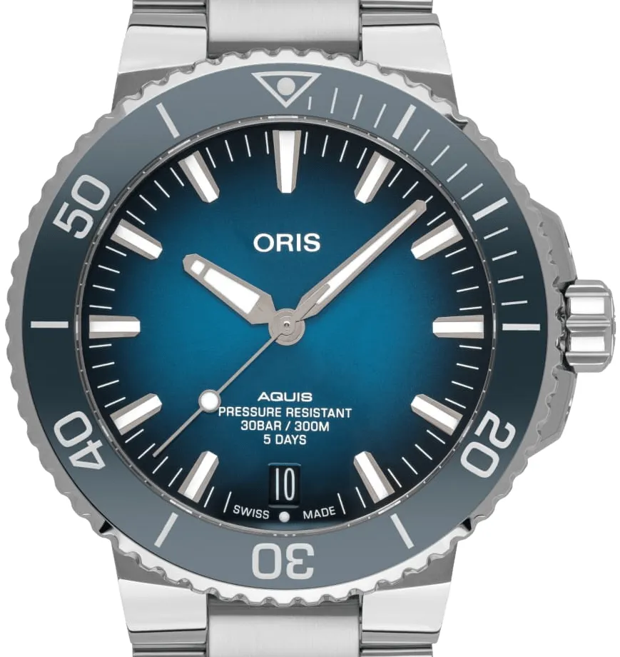 Oris Aquis 01 400 7763 4135-07 8 24 09PEB 43.5mm Stainless steel Blue