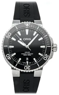 Oris Aquis Stainless steel Black