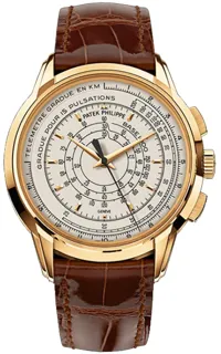 Patek Philippe Multi-Scale Chronograph 5975J-001 Yellow gold Silver