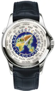 Patek Philippe World Time 5131G-010 White gold Multi-colored