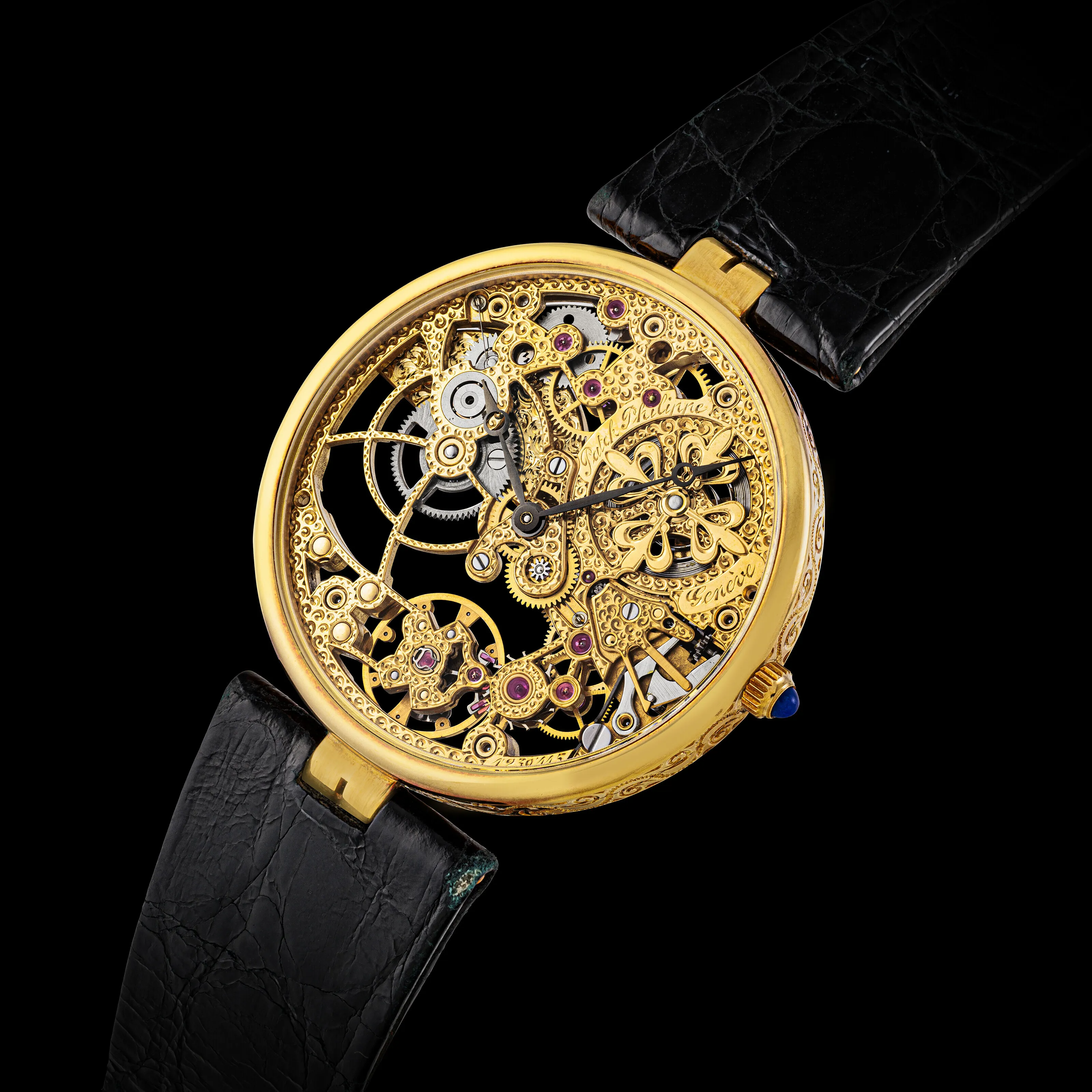 Patek Philippe 3878J 31mm Yellow gold Skeletonized