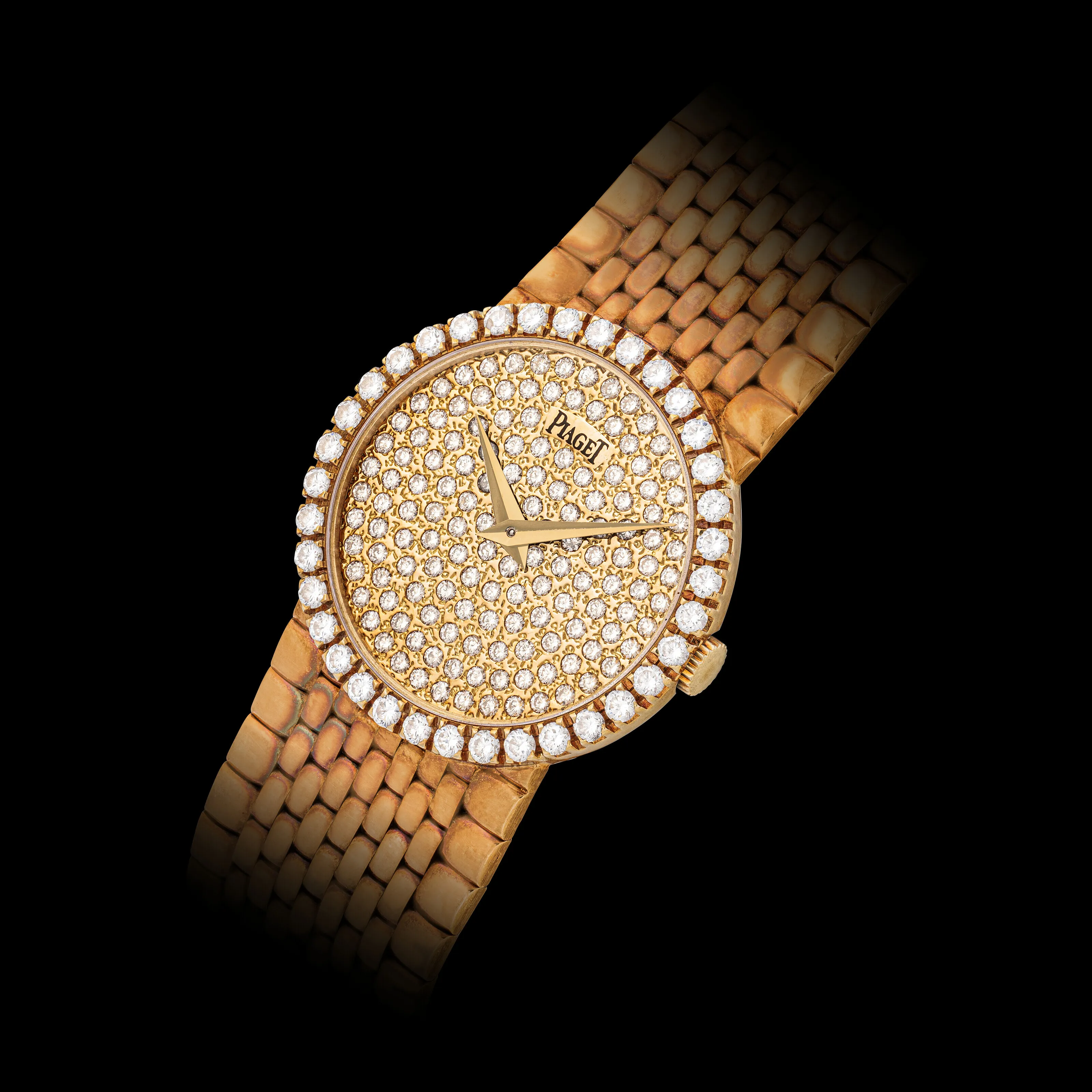 Piaget 9706 24mm Yellow gold and Diamond Diamond