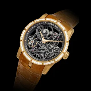 Roger Dubuis Excalibur Rose gold and Diamond Skeletonized