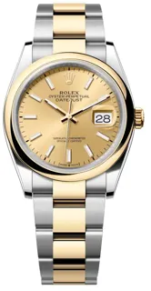 Rolex Datejust 36 126203-0016 Yellow gold and Stainless steel Champagne