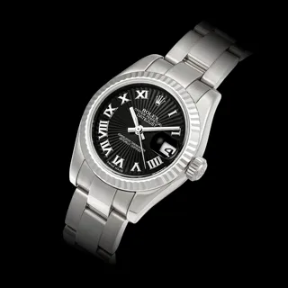 Rolex Lady-Datejust 179179 White gold Black