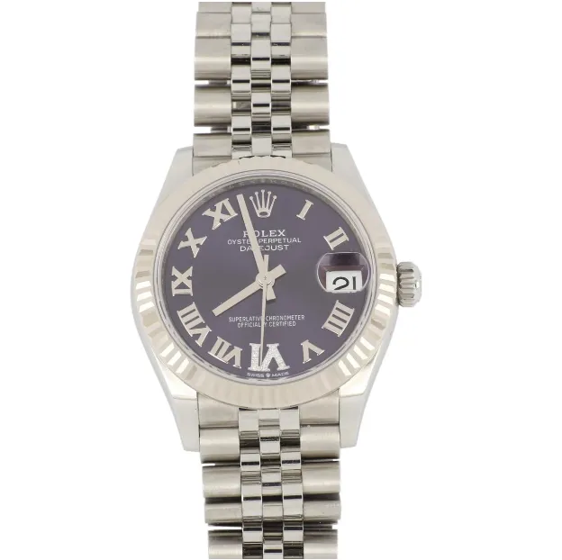 Rolex Datejust 31 278274 31mm White gold and Stainless steel Purple