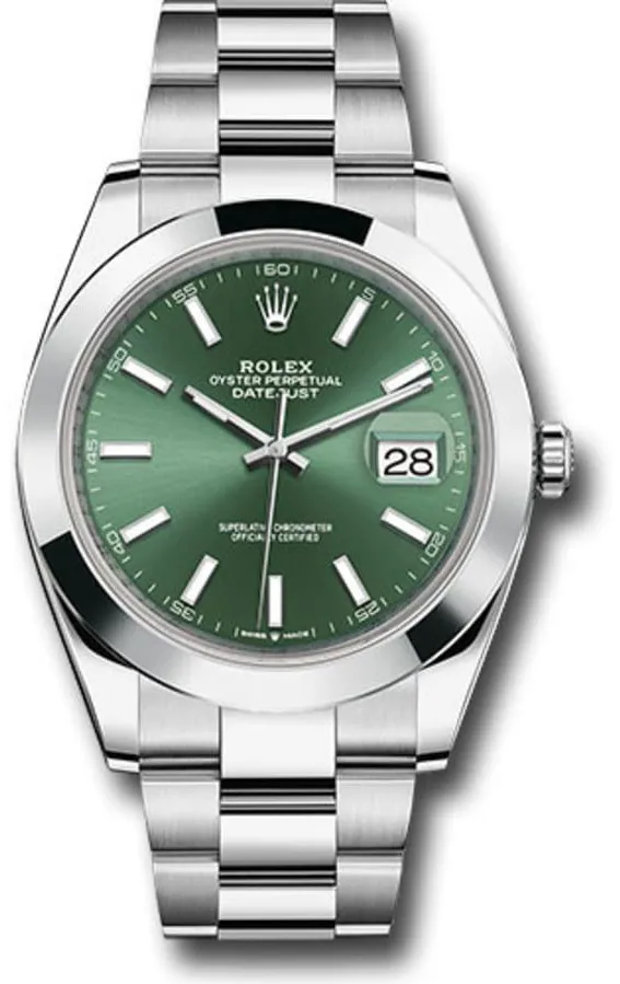 Rolex Datejust 126300-0019 41mm Oystersteel Green