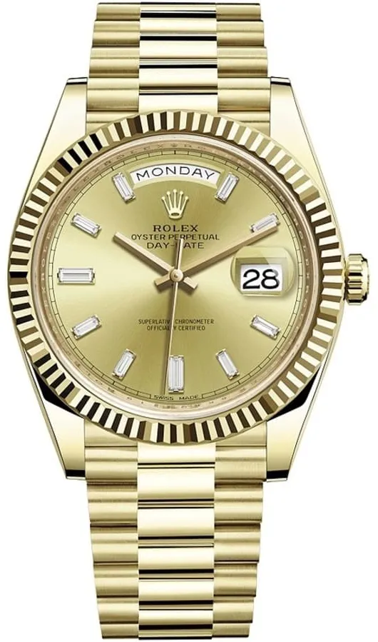 Rolex Day-Date 40 228238-0005 40mm 18k yellow gold Champagne