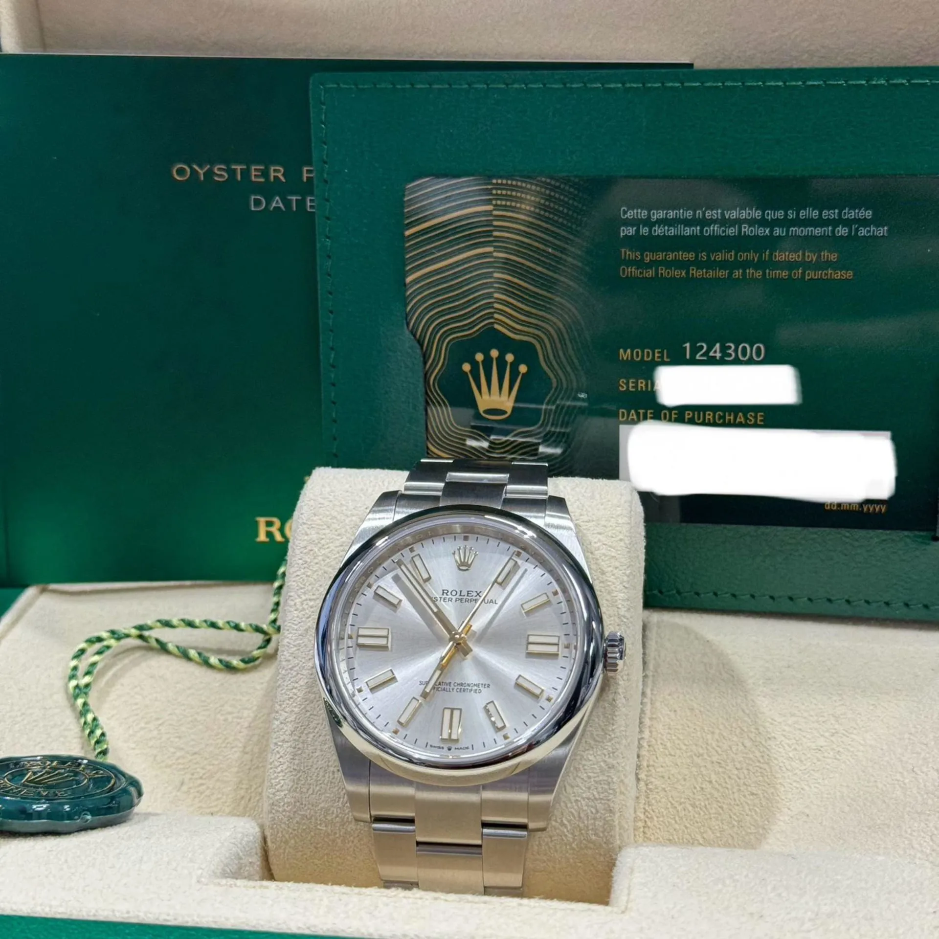 Rolex Oyster Perpetual 124300-0001 41mm Oystersteel Silver