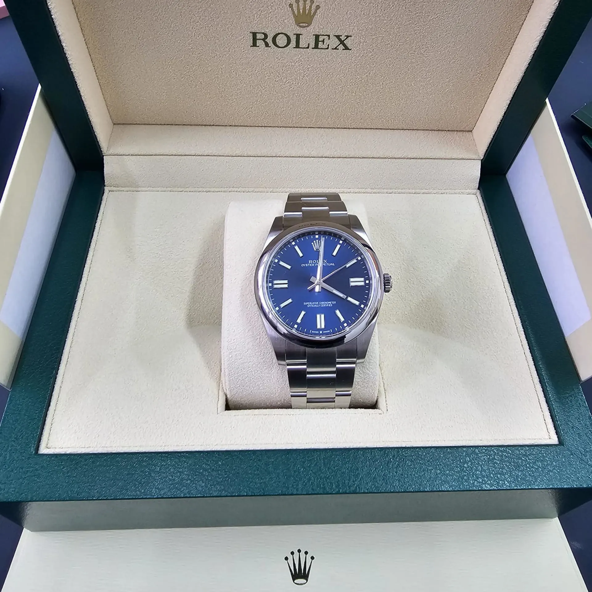 Rolex Oyster Perpetual 124300-0003 41mm Oystersteel Blue