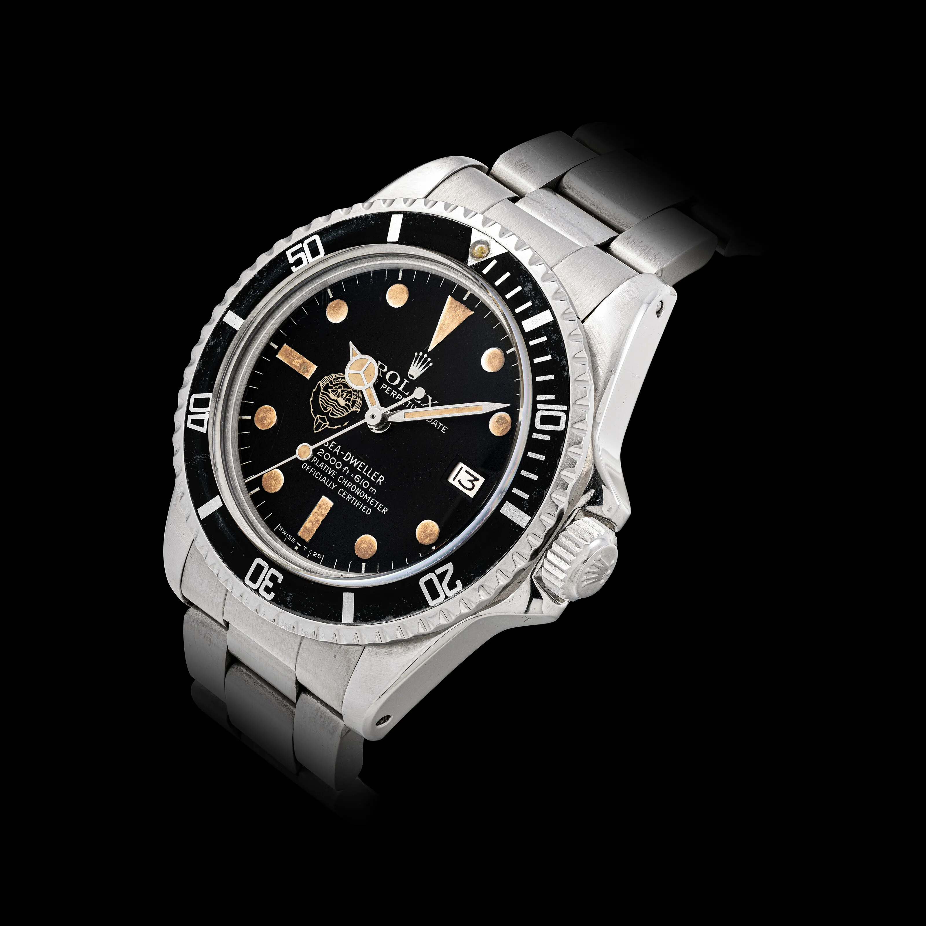 Rolex Sea-Dweller 1665 39mm Stainless steel Black