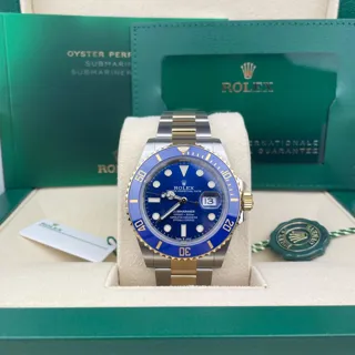 Rolex Submariner 126613LB-0002 Yellow gold and Oystersteel Blue