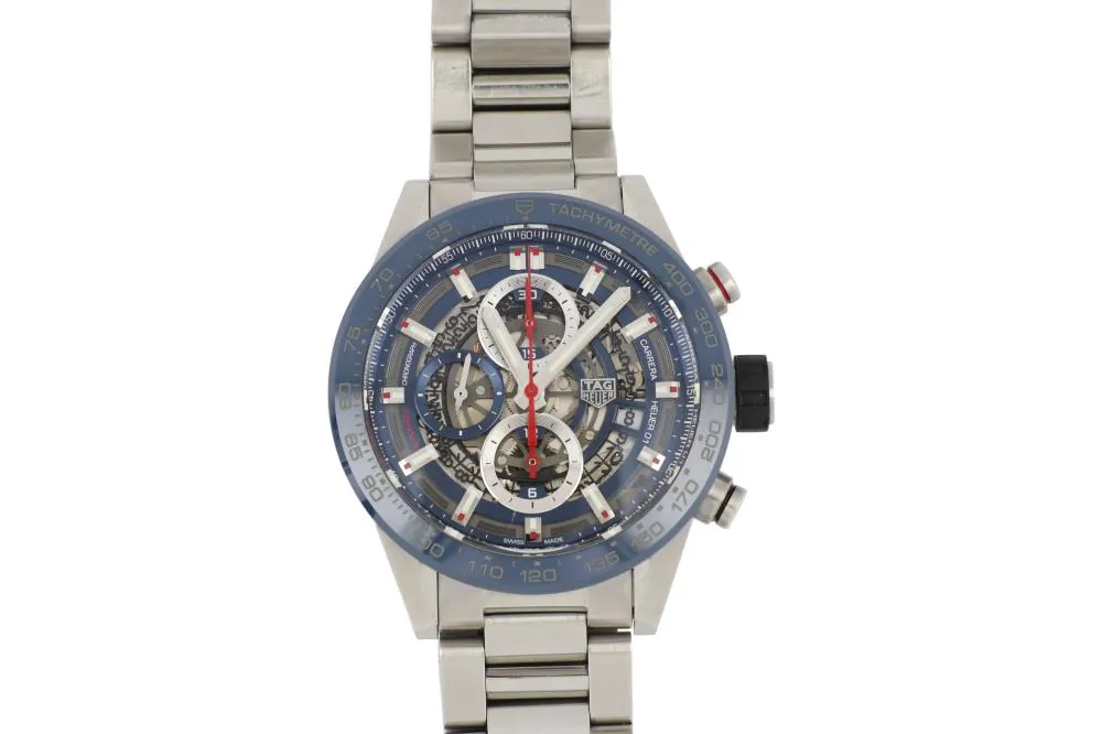 TAG Heuer Carrera CAR201T.BA0766 40mm Ceramic and Stainless steel Skeleton