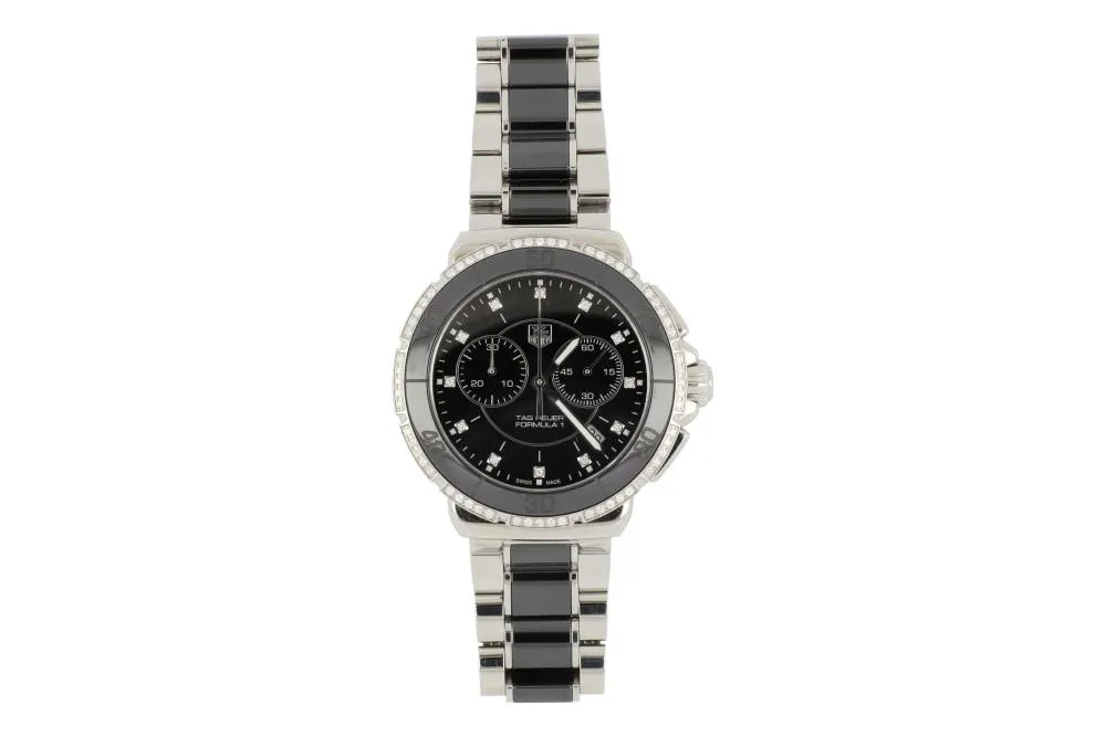 TAG Heuer Formula 1 CAH1212 41mm Black ceramic & stainless steel Black 1