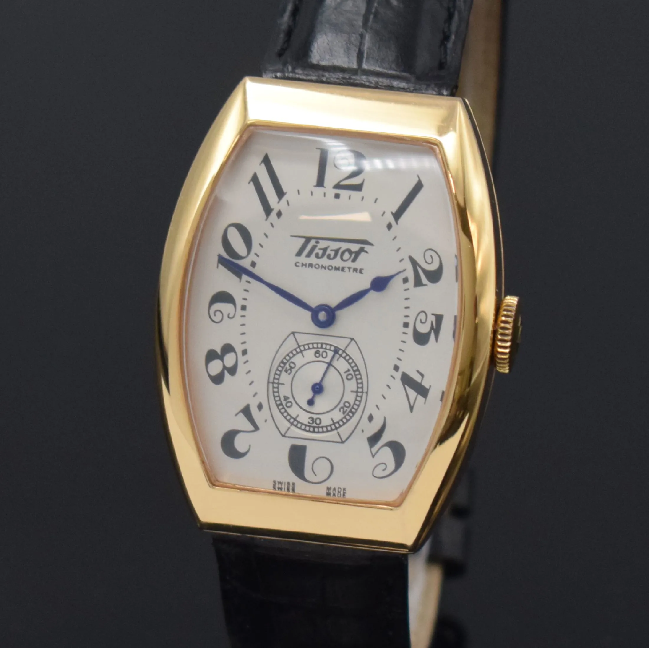 Tissot 42.5mm Yellow gold Silver 1