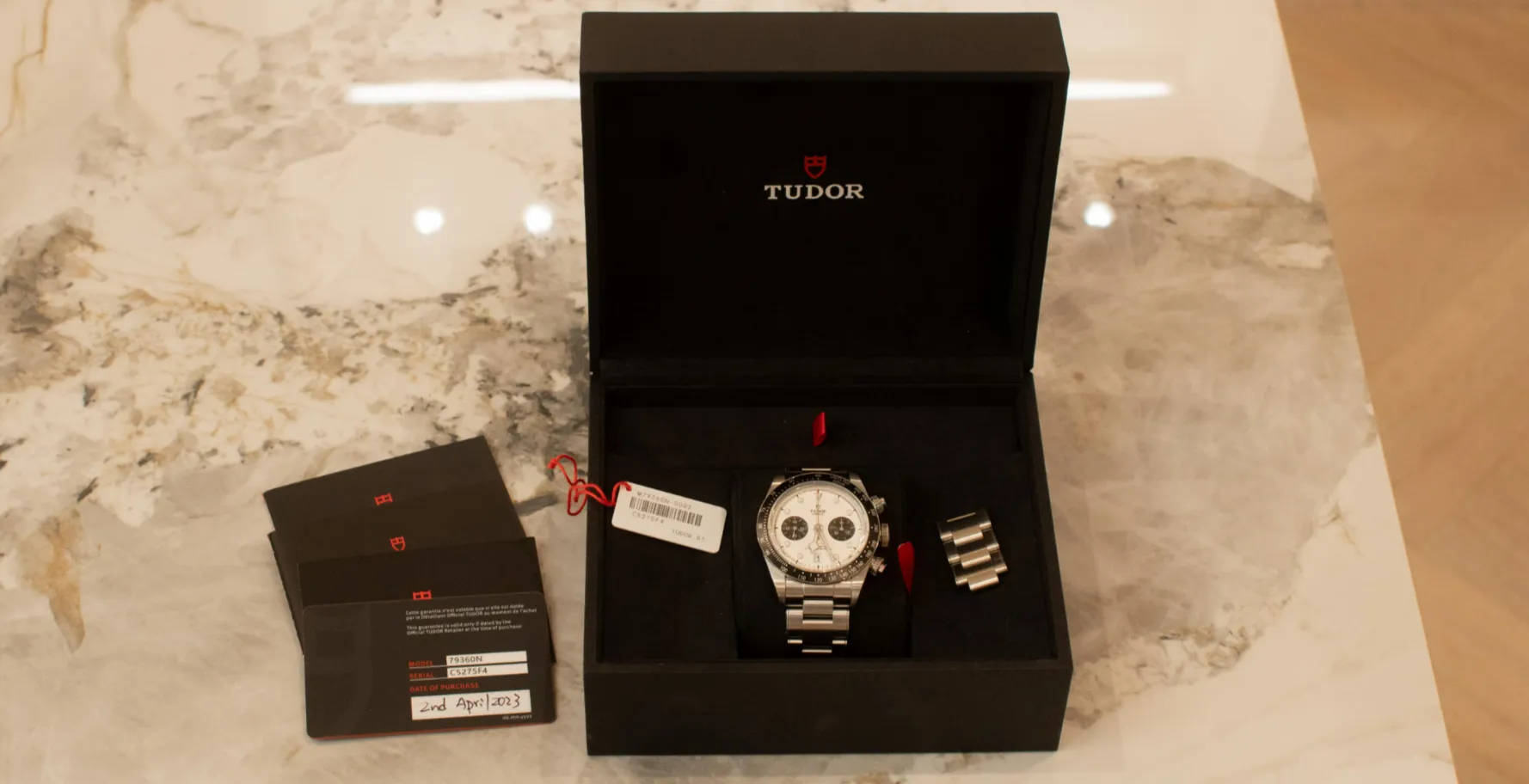 Tudor Black Bay Chronograph 79360N 41mm Stainless steel White 4