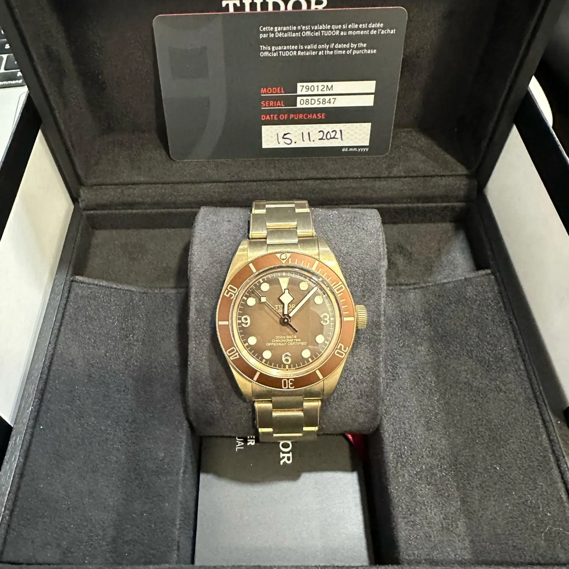 Tudor Black Bay M79012M-0001 39mm Bronze Brown