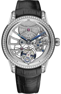 Ulysse Nardin Classic Skeleton Tourbillon 1700-129 White gold Silver