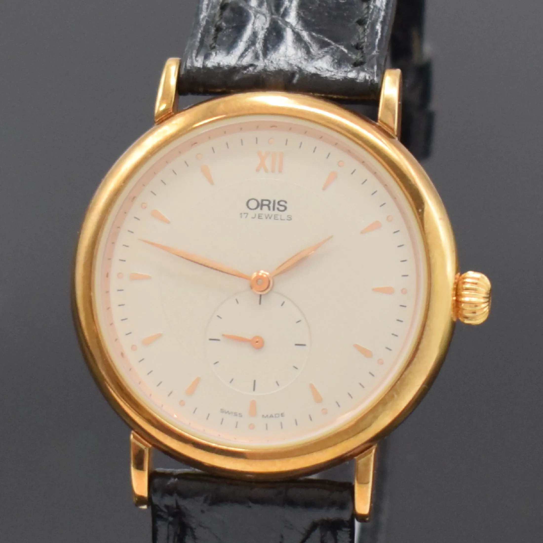 Oris Classic 7423 34mm Stainless steel and Gold-plated Silver 1