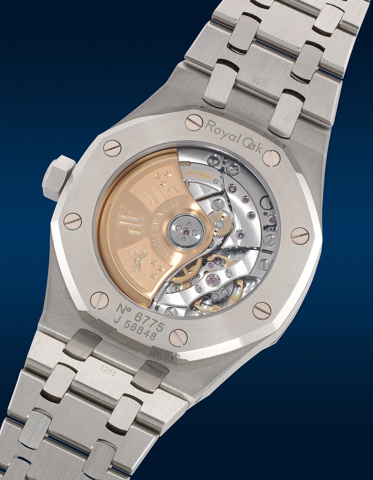 Audemars Piguet Royal Oak 15451ST.ZZ.1256ST.03 37mm Stainless steel and Diamond Blue 2