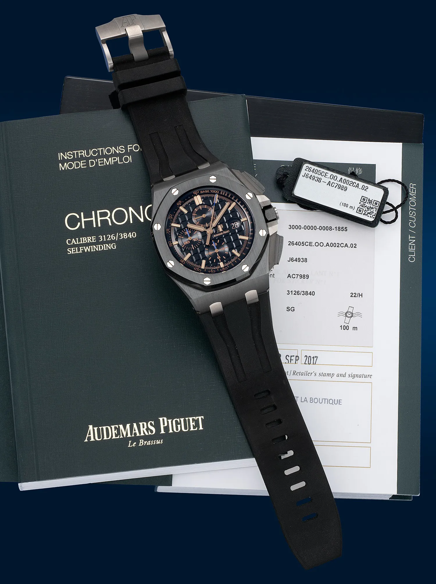 Audemars Piguet Royal Oak Offshore 26405CE.OO.A002CA.02 44mm Ceramic and Titanium Black 1