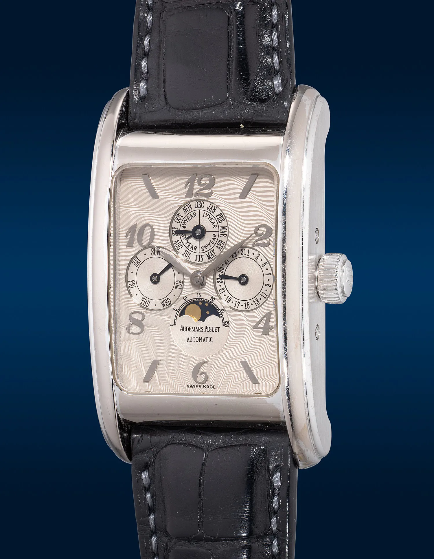 Audemars Piguet Edward Piguet Perpetual Calendar 25911bc.oo.d002cr.01 29mm White gold Guilloché