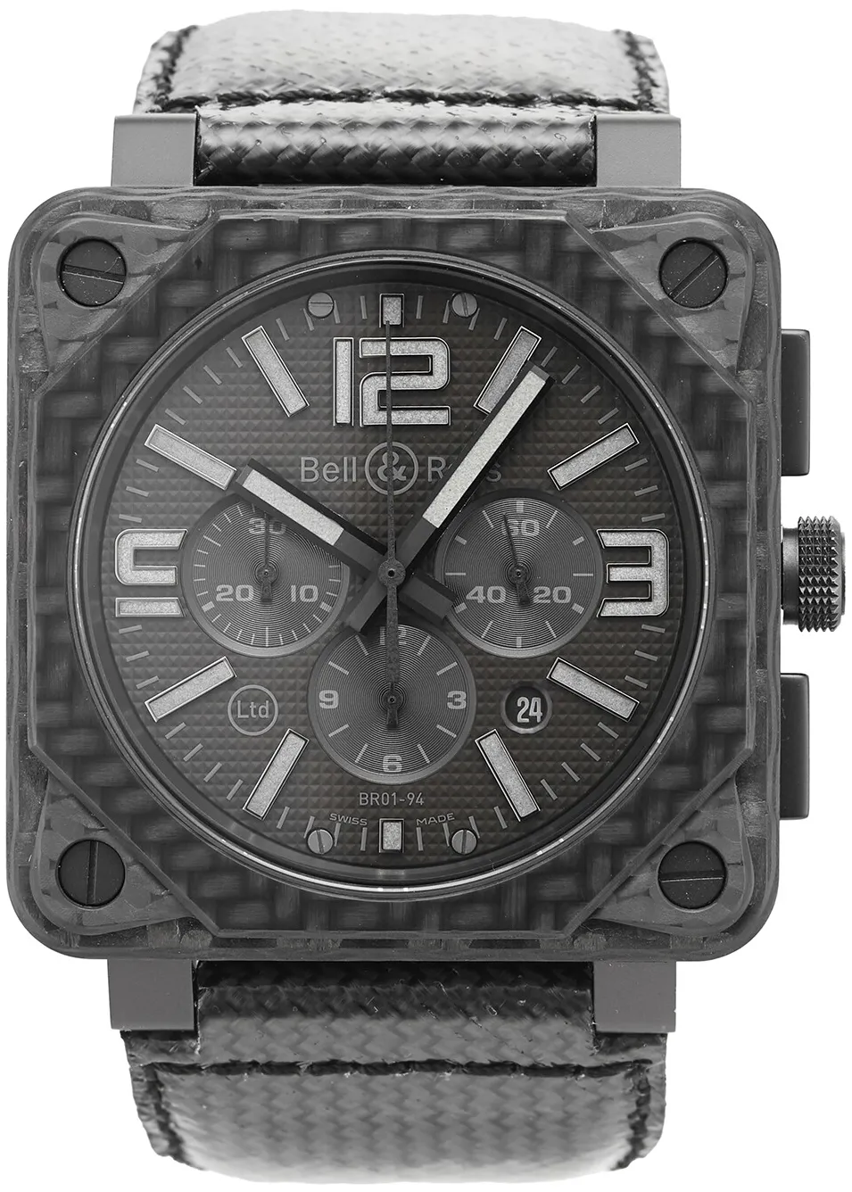 Bell & Ross BR 01 490002259 46mm Carbon Fibre Black