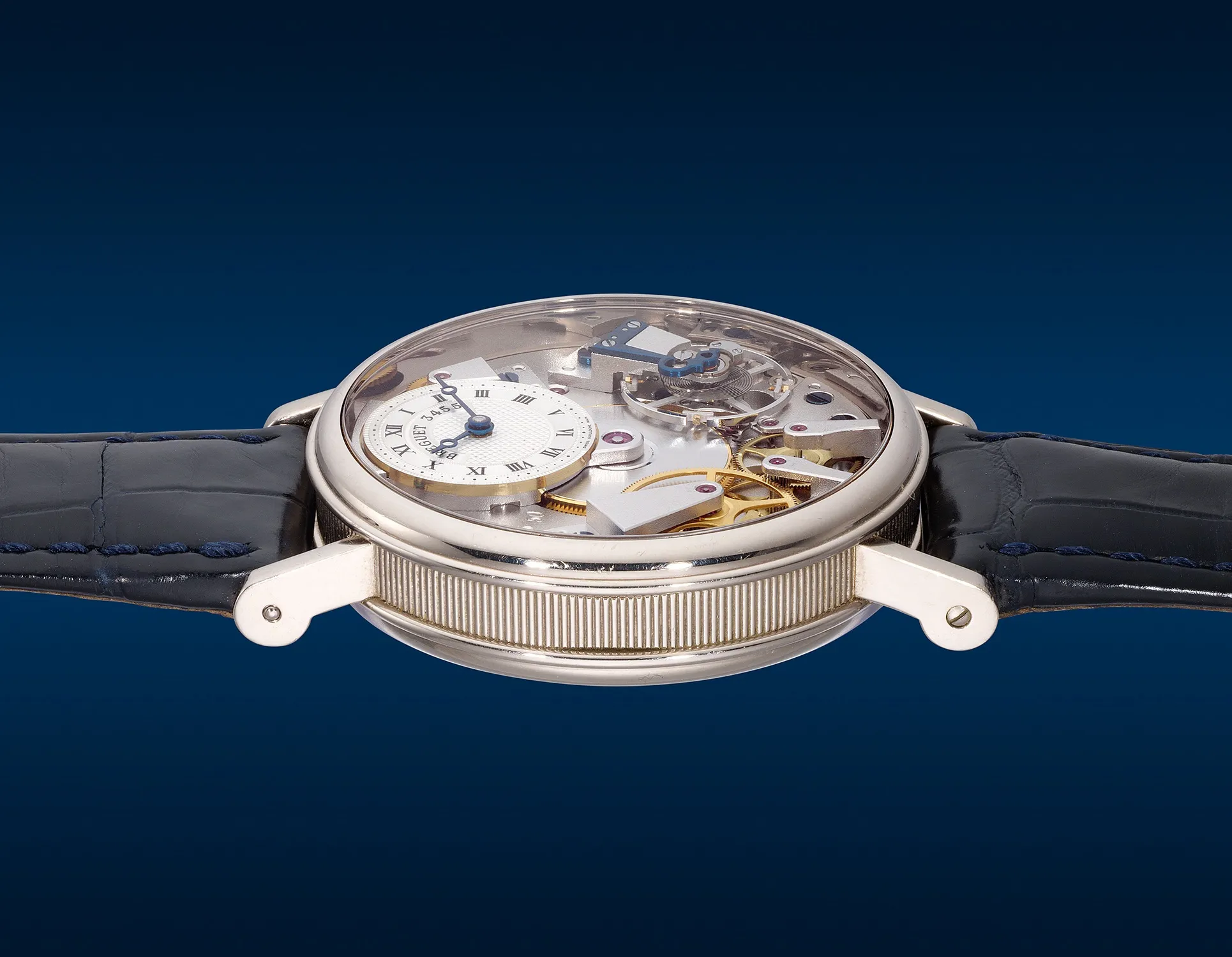 Breguet Tradition 7027 38mm White gold Semi-skeletonized 4