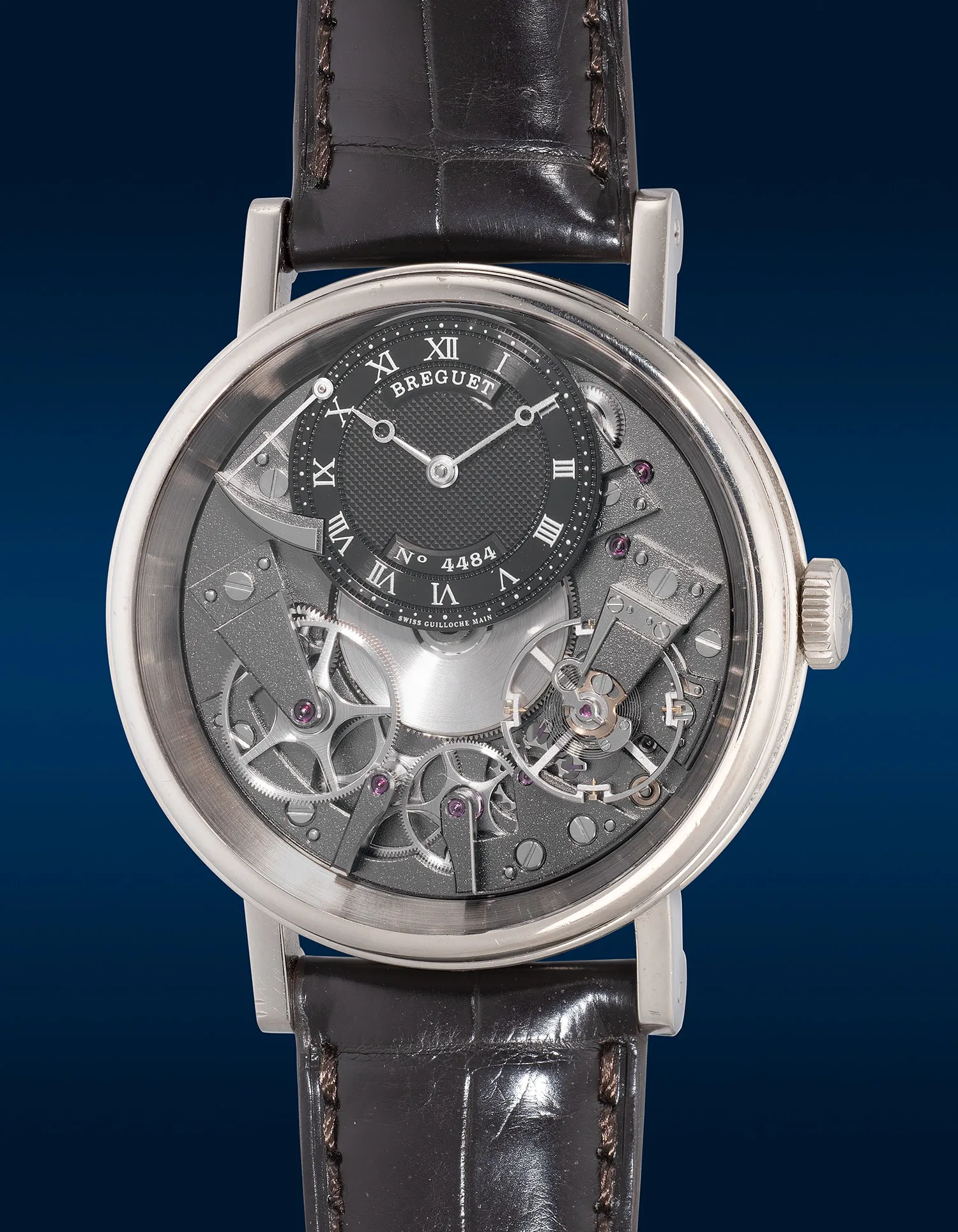 Breguet Tradition 7057 40mm White gold Semi-skeletonized