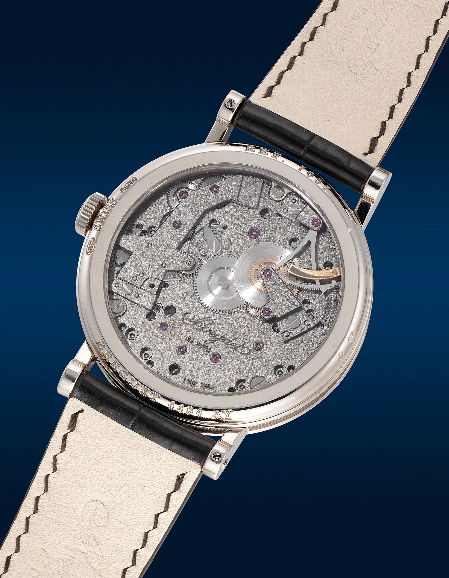 Breguet Tradition 7057 40mm White gold Semi-skeletonized 2