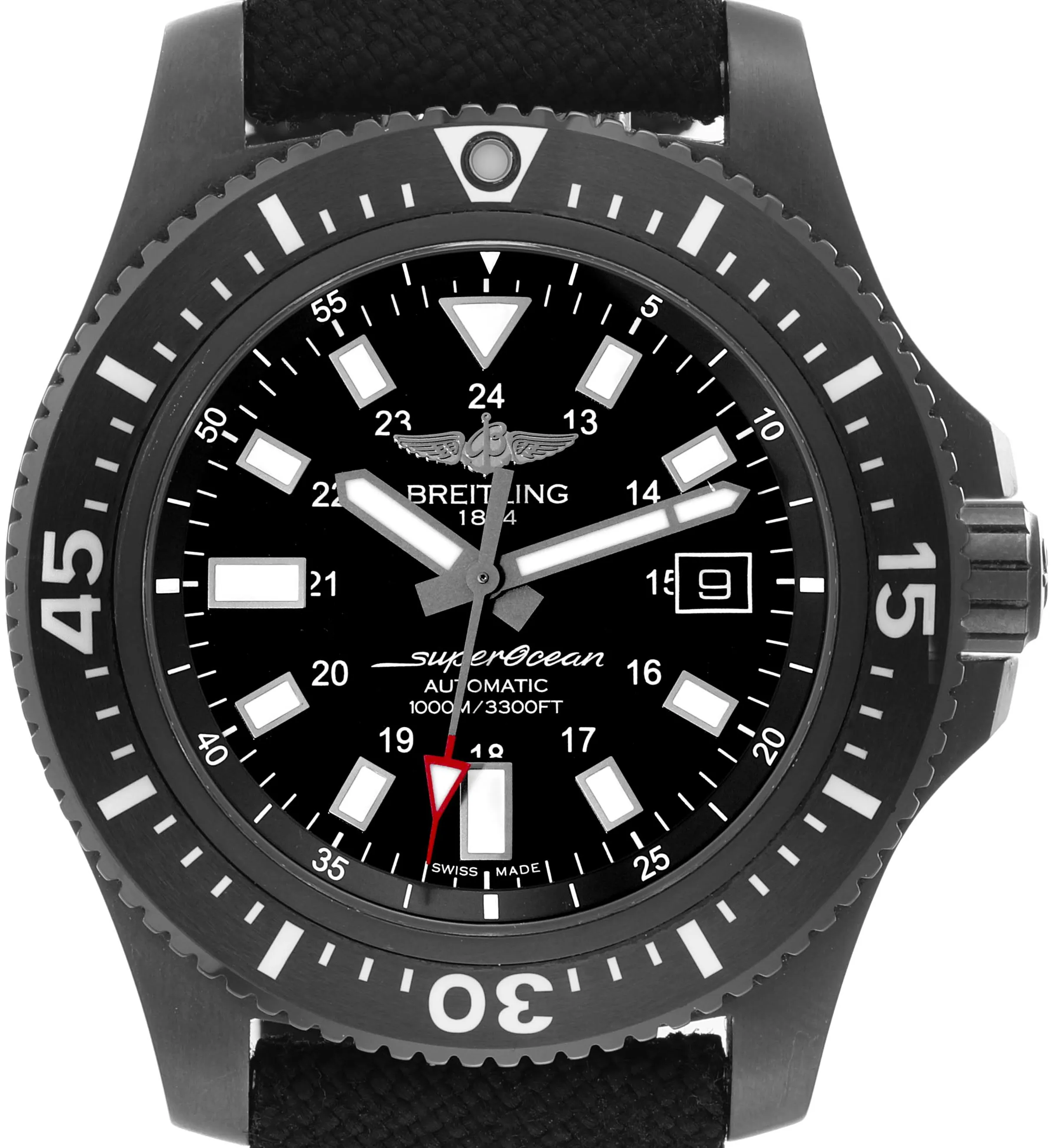 Breitling Superocean M17393 44mm Stainless steel Black