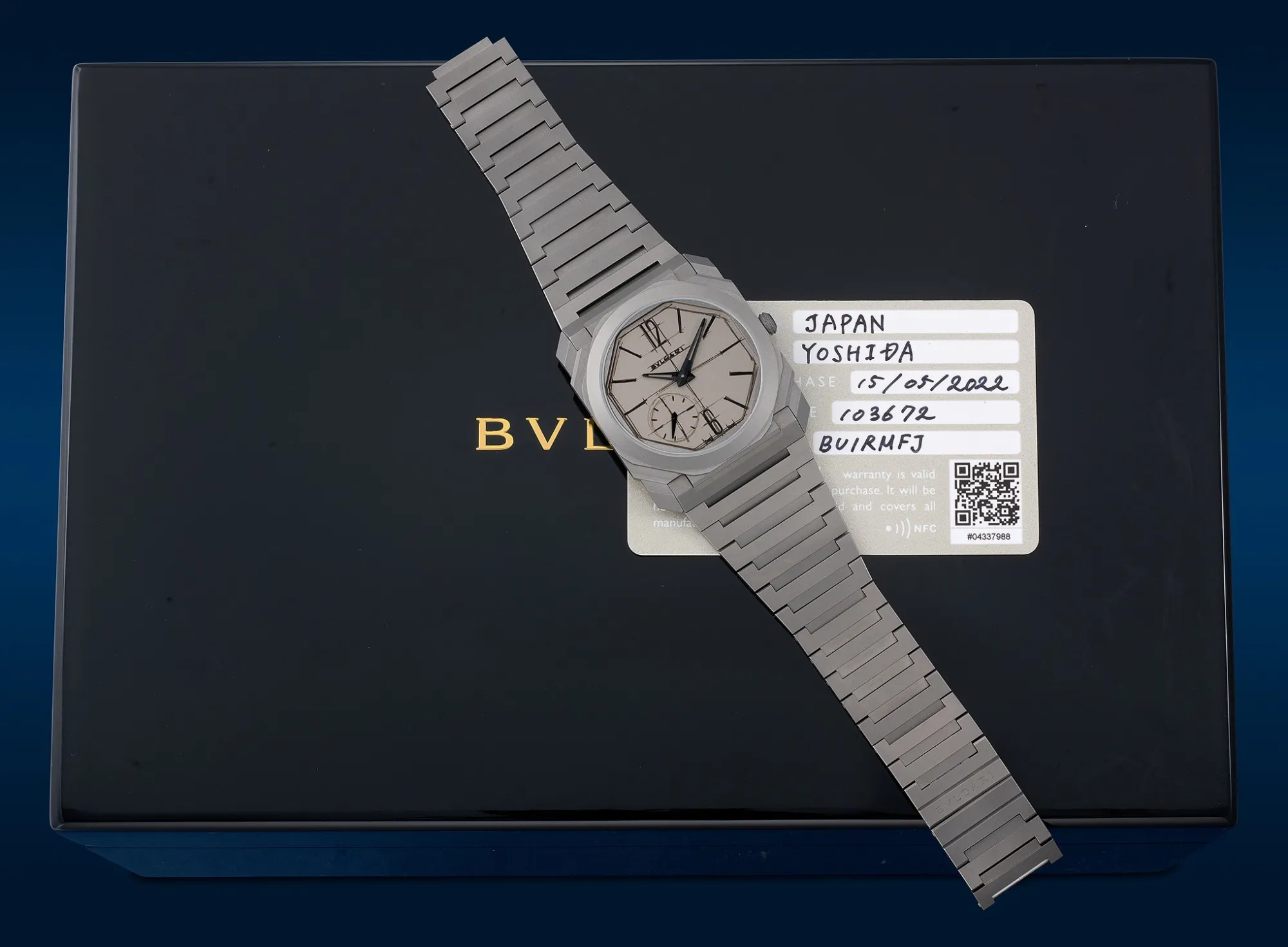 Bulgari Octo Finissimo 103672 40mm Titanium Silver 1