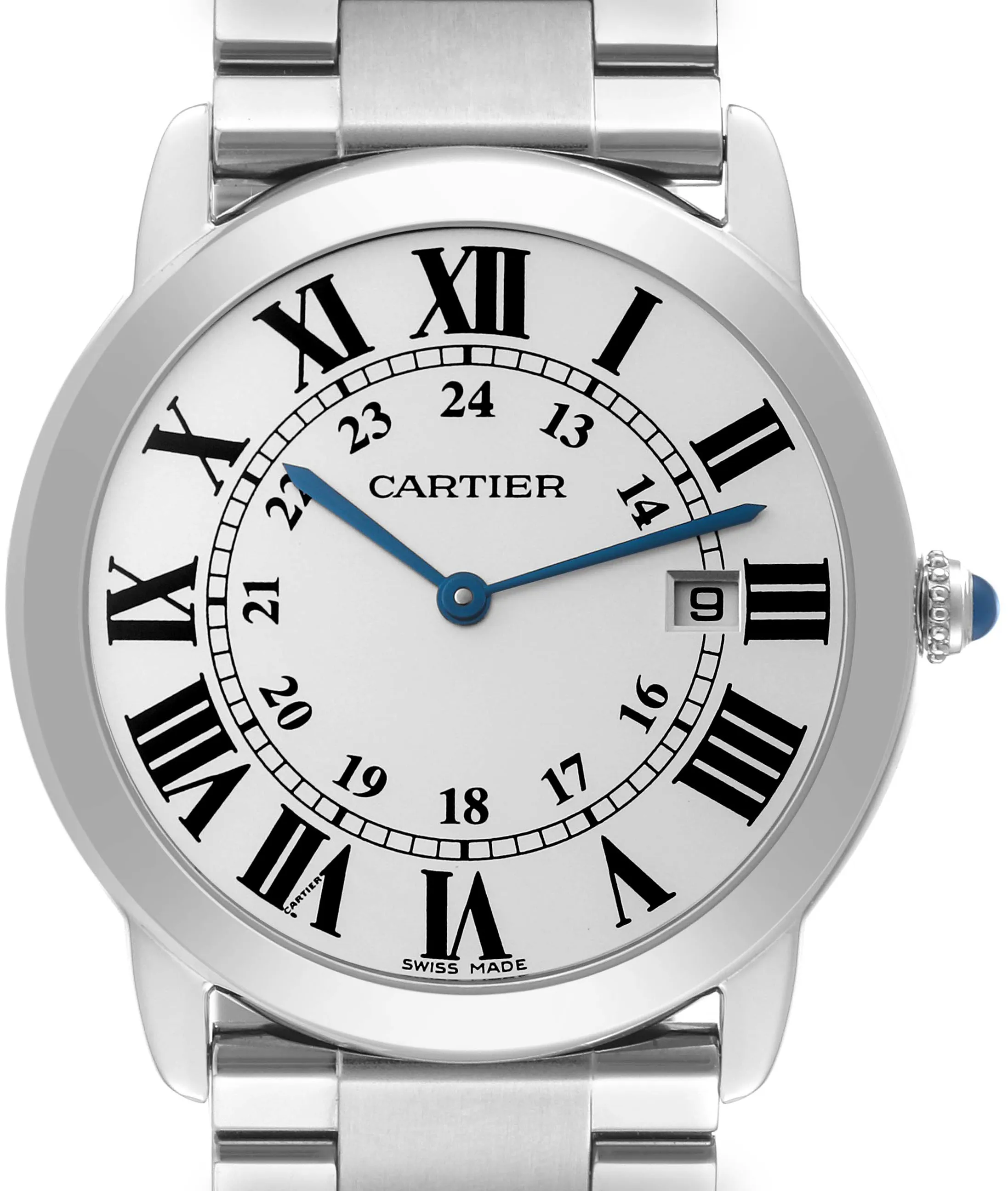 Cartier Ronde de Cartier W6701005 36mm Stainless steel Silvered opaline