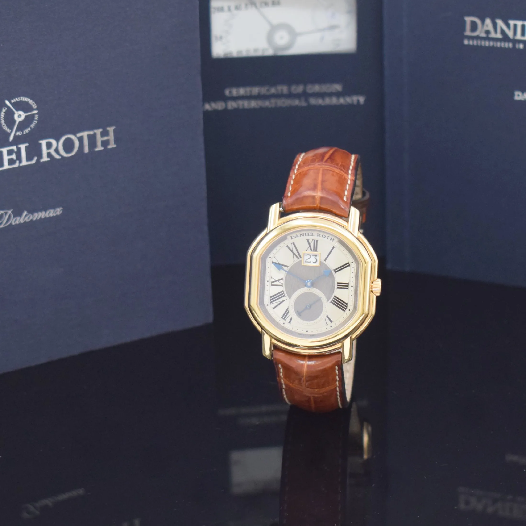 Daniel Roth 208.X.40.011.CN.BA 38mm Rose gold Silver