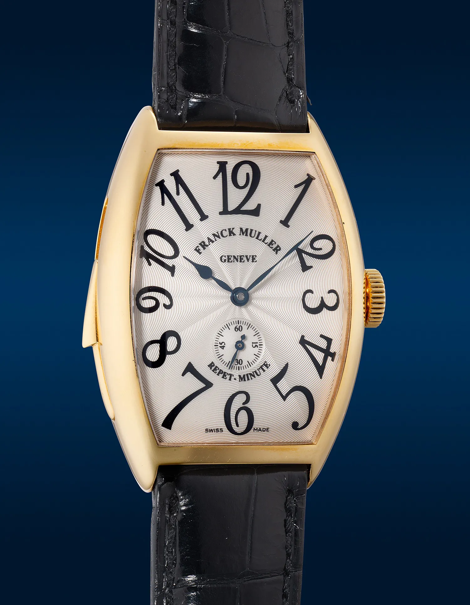 Franck Muller Cintree Curvex 5850 RM S6 A 38.5mm Rose gold Guilloché