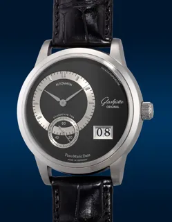 Glashütte PanoMaticDate 1-90-01-03-03-04 Platinum Black