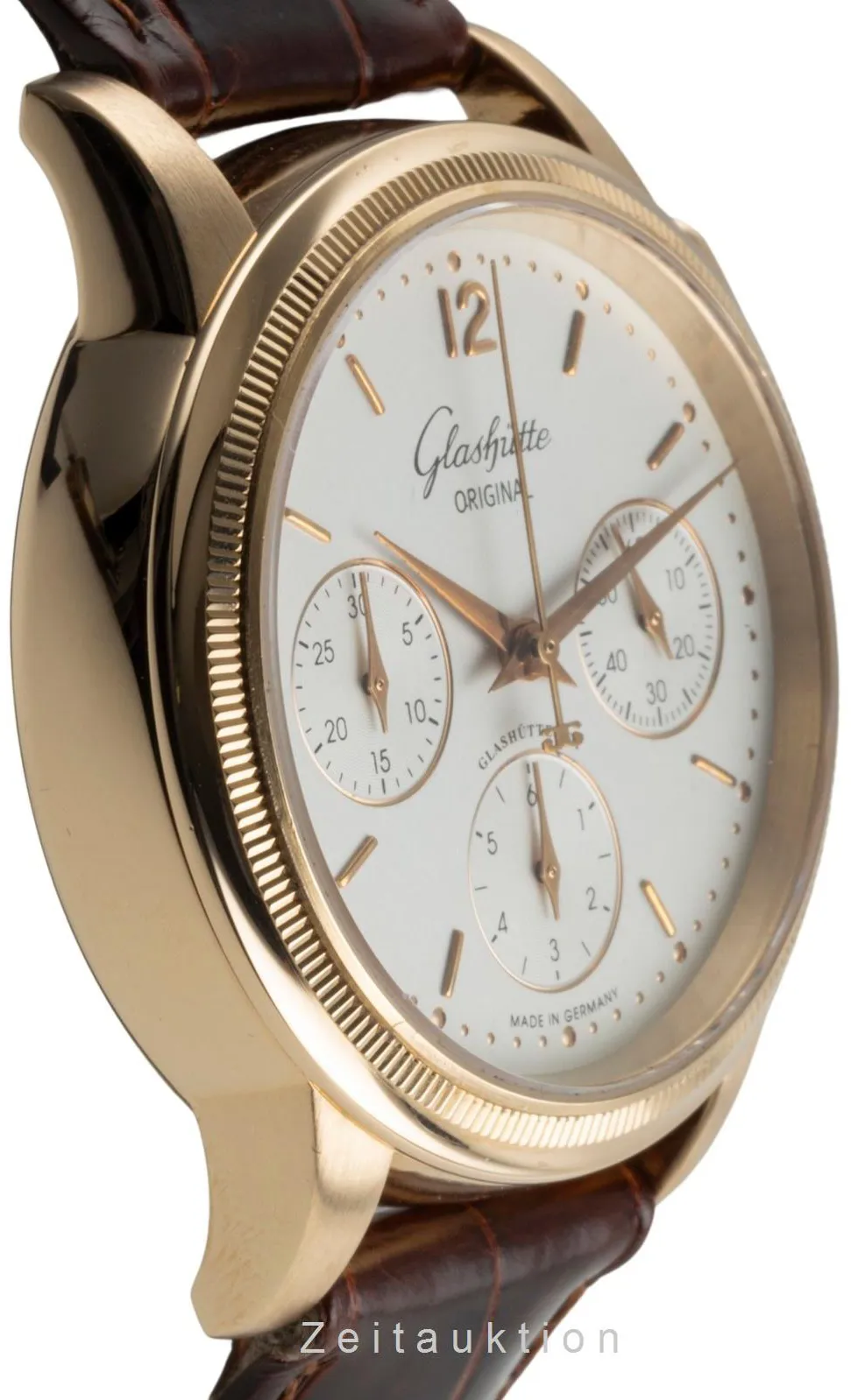 Glashütte Senator 39-31-04-02-04 38.5mm Yellow gold 6