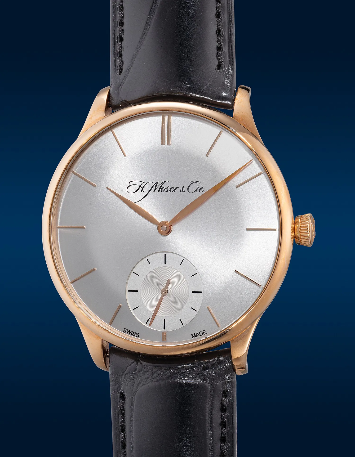 H. Moser & Cie. Specials 2327-0400 39mm Rose gold Silver