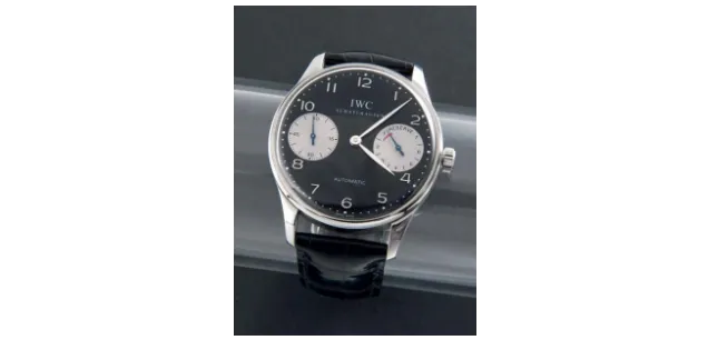 IWC Portugese 5000 42mm Stainless steel Black