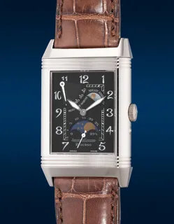 Jaeger-LeCoultre Reverso Duoface 270.3.63 White gold Black