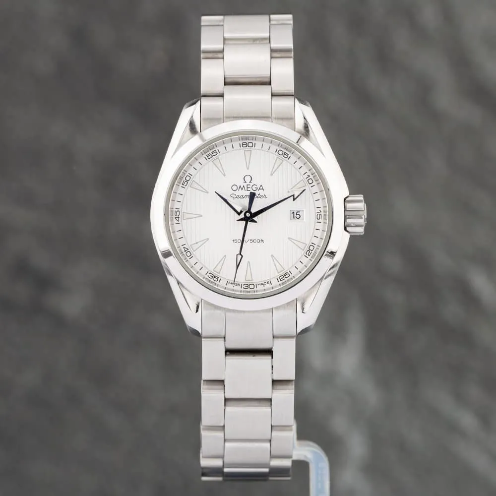 Omega Aqua Terra 231.10.30.61.02.001 30mm Stainless steel Silver