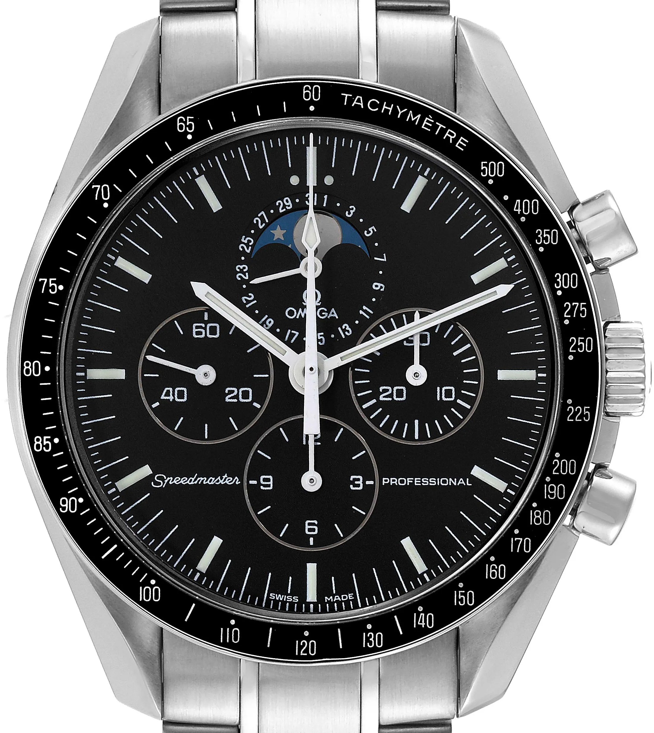 Omega Speedmaster Moonwatch 3576.50.00 42mm Stainless steel Black